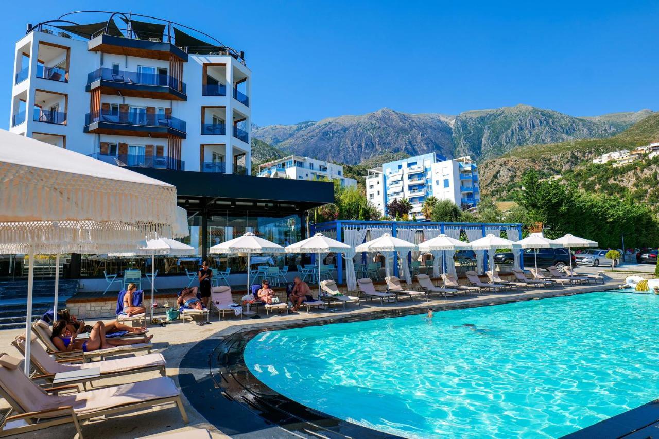 Blue Boutique Hotel Dhërmi Buitenkant foto