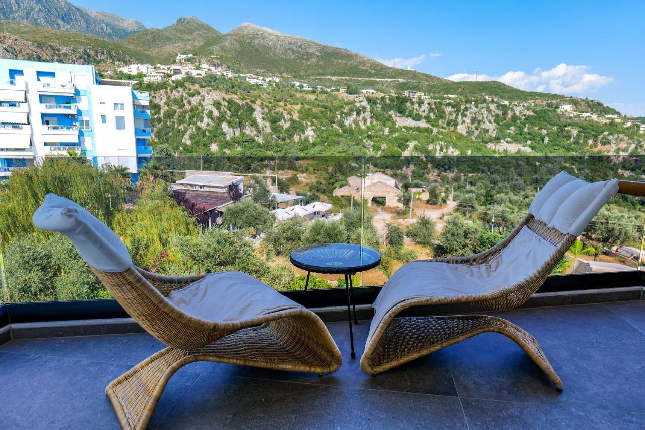 Blue Boutique Hotel Dhërmi Buitenkant foto